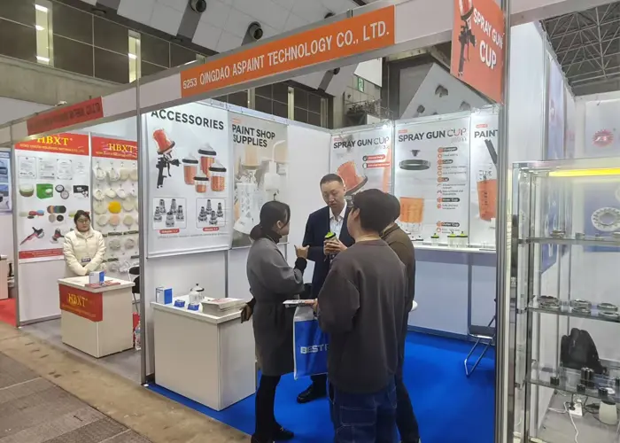 Qingdao Espant Technology Co., Ltd. brille au salon des pièces automobiles internationales de Tokyo 2025 (IAAE) avec une tasse de pistolet à pulvérisation.