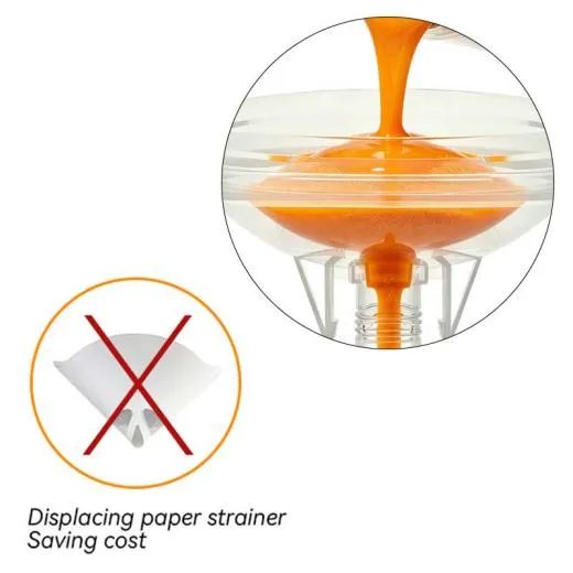 Filtre intégré sur tout le diamètre : révolutionner la filtration de la peinture