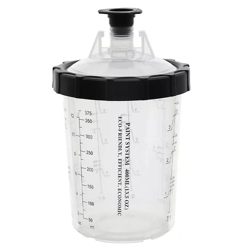 Système de tasse de peinture jetable de 400 ml 1.0