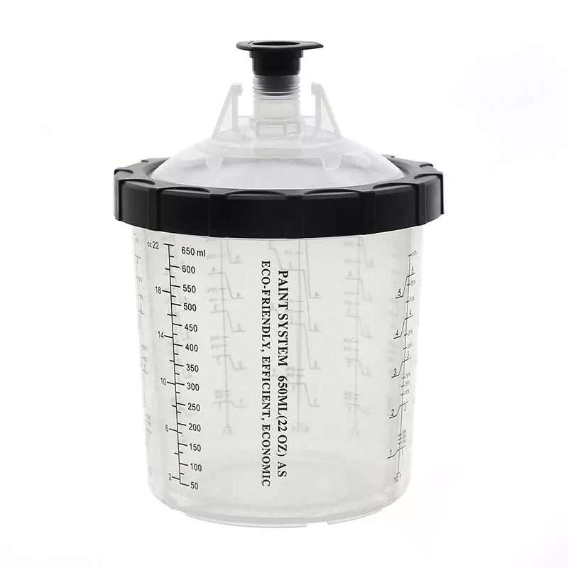 Système de tasse de peinture jetable de 600 ml 1.0